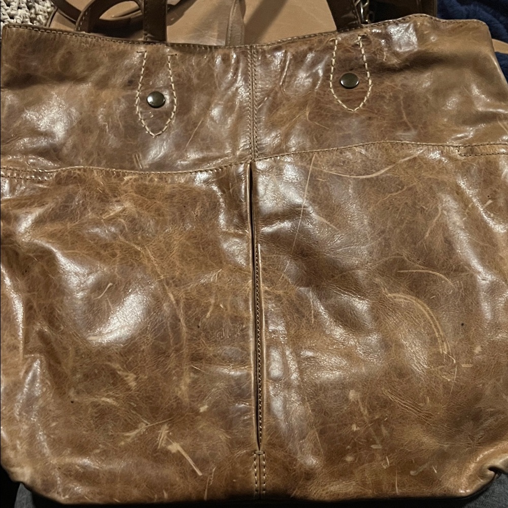 Brown Leather Frye Company Bag